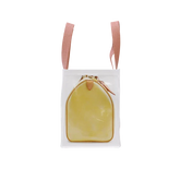 TITA ELVIE duffle Grocery Bag, yellow canvas, large