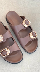 Sol Sana San Jose Footbed - Cocoa / Gold